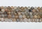 CMS2013 15.5 inches 12mm round moonstone gemstone beads
