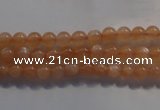 CMS731 15.5 inches 6mm round A grade natural peach moonstone beads