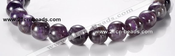CNA07 AB grade natural amethyst 18mm round quartz bead Wholesale