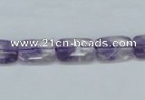 CNA153 15.5 inches 10*14mm faceted rectangle natural amethyst beads