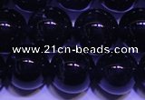 CNA562 15.5 inches 8mm round AA grade natural dark amethyst beads