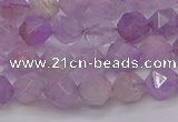 CNA692 15.5 inches 8mm faceted nuggets lavender amethyst beads