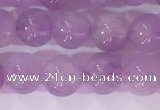 CNA952 15.5 inches 6mm round natural lavender amethyst beads