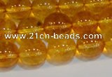 CNC403 15.5 inches 10mm round dyed natural white crystal beads