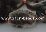 CNG1052 15.5 inches 15*25mm - 30*40mm nuggets agate gemstone beads