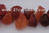 CNG1123 15.5 inches 8*12mm - 13*18mm nuggets red agate beads