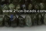 CNG1186 15.5 inches 6*14mm - 8*14mm nuggets labradorite beads