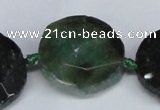 CNG1407 15.5 inches 20*25mm - 30*35mm faceted freeform agate beads