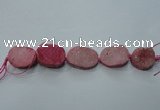 CNG1511 8 inches 20*30mm - 25*35mm freeform agate beads