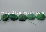 CNG1515 8 inches 20*30mm - 25*35mm freeform agate beads