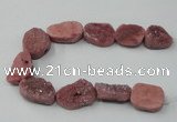 CNG1525 8 inches 15*20mm - 25*30mm freeform agate beads