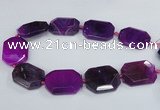 CNG1680 15.5 inches 30*40mm freeform agate gemstone beads wholesale