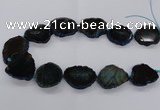 CNG2140 15.5 inches 25*35mm - 30*40mm freeform agate gemstone beads
