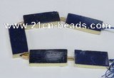 CNG2445 15.5 inches 20*40mm - 20*45mm freeform lapis lazuli beads
