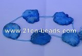 CNG2573 15.5 inches 45*50mm - 55*65mm freeform druzy agate beads
