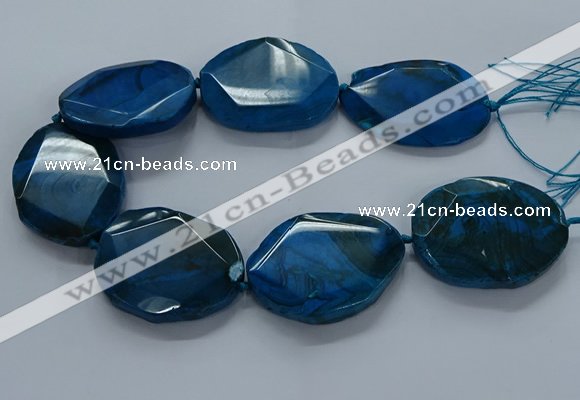 CNG2657 15.5 inches 38*48mm - 42*55mm freeform agate beads