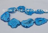 CNG2678 15.5 inches 30*40mm - 40*50mm freeform druzy agate beads