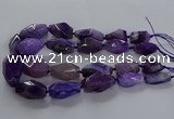 CNG2732 15.5 inches 15*30mm - 20*40mm nuggets agate beads