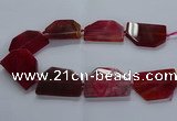 CNG2748 15.5 inches 30*45mm - 35*50mm freeform agate beads