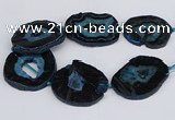 CNG3135 15.5 inches 30*35mm - 35*45mm freeform druzy agate beads