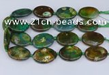 CNG3454 15.5 inches 30*40mm oval dragon veins agate beads