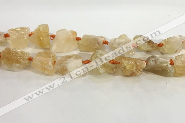 CNG3563 15.5 inches 18*20mm - 25*30mm nuggets rough citrine beads