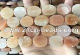 CNG3705 15.5 inches 15*20mm oval rough red aventurine beads