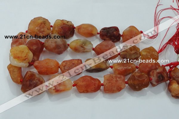 CNG433 15.5 inches 18*25mm – 32*40mm nuggets agate gemstone beads