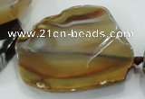 CNG455 15.5 inches 28*32mm - 40*55mm nuggets agate gemstone beads