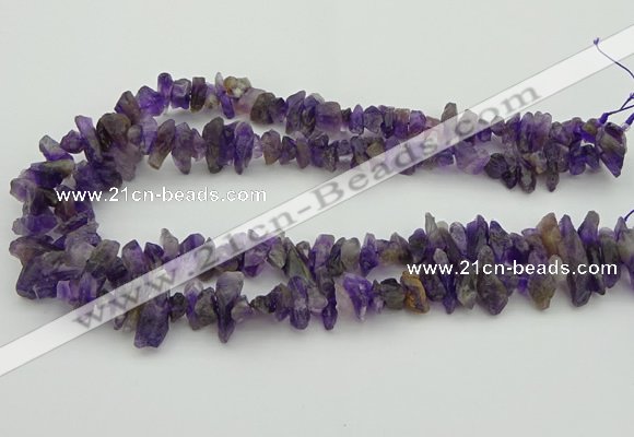 CNG5030 15.5 inches 4*8mm - 6*15mm nuggets amethyst beads