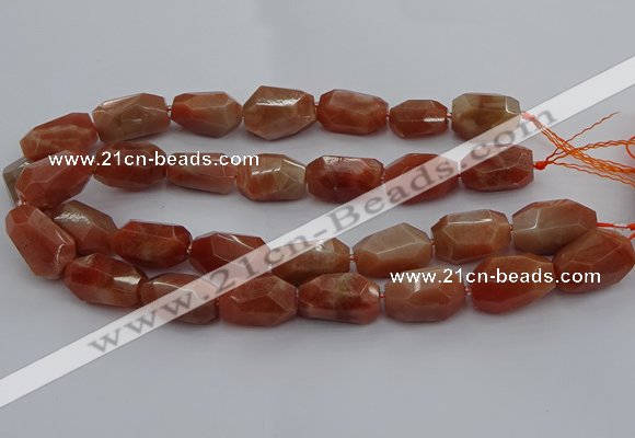 CNG5091 15.5 inches 13*18mm - 15*25mm faceted nuggets sunstone beads