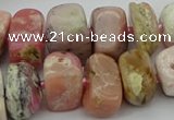 CNG5381 15.5 inches 10*14mm - 13*18mm nuggets pink opal beads