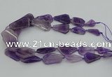 CNG5435 15*25mm - 30*45mm freeform amethyst gemstone beads