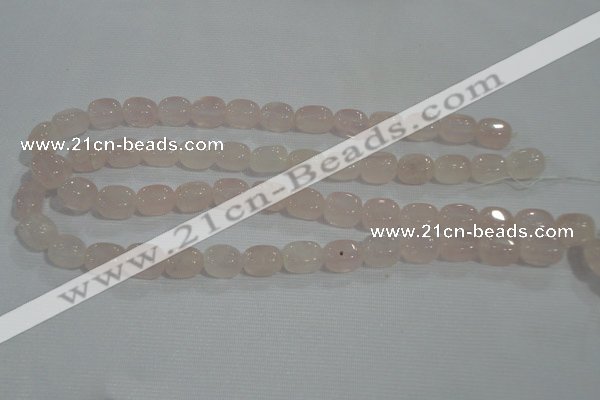 CNG704 15.5 inches 10*14mm nuggets rose quartz beads wholesale