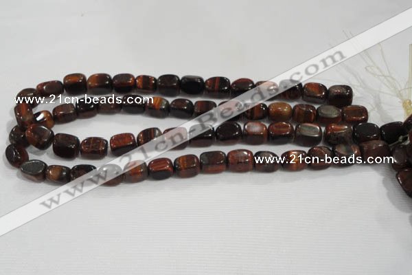 CNG711 15.5 inches 10*14mm nuggets red tiger eye beads wholesale