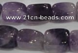 CNG733 15.5 inches 13*18mm nuggets amethyst beads wholesale