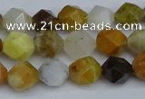 CNG7370 15.5 inches 6mm faceted nuggets mixed opal beads