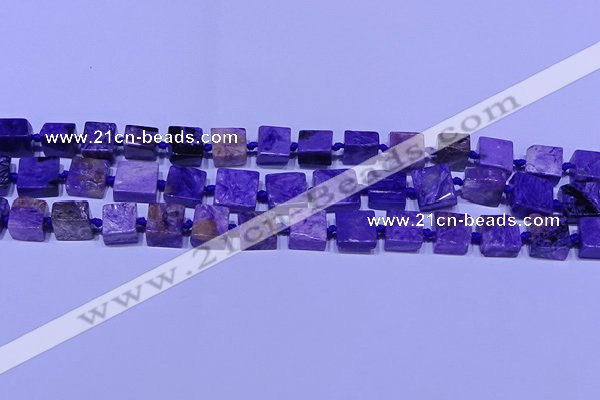 CNG7547 15.5 inches 12*14mm - 14*15mm freeform charoite beads