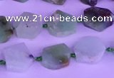 CNG7615 15.5 inches 10*12mm - 15*16mm freeform Australia chrysoprase beads