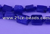 CNG7646 15.5 inches 5*7mm - 8*10mm nuggets blue kyanite beads