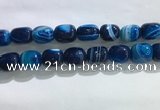 CNG8316 15.5 inches 15*20mm nuggets striped agate beads wholesale