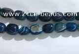 CNG8317 15.5 inches 15*20mm nuggets striped agate beads wholesale