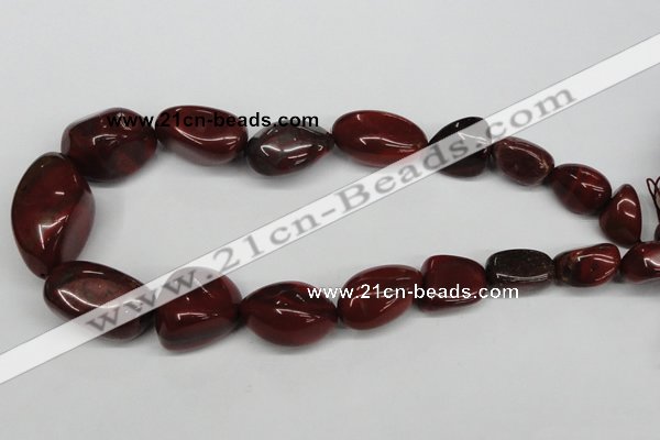 CNG84 15.5 inches 10*16mm - 20*30mm nuggets brecciated jasper beads