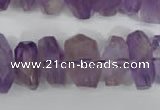 CNG861 15.5 inches 10*14mm – 13*20mm faceted nuggets amethyst beads