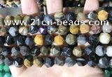 CNG8777 15 inches 8mm faceted nuggets jasper gemstone beads