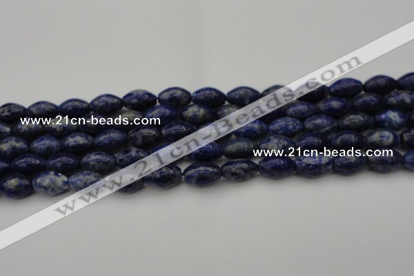 CNL1102 15.5 inches 8*12mm rice lapis lazuli gemstone beads