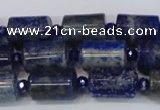CNL1602 15.5 inches 10*15mm tube lapis lazuli gemstone beads
