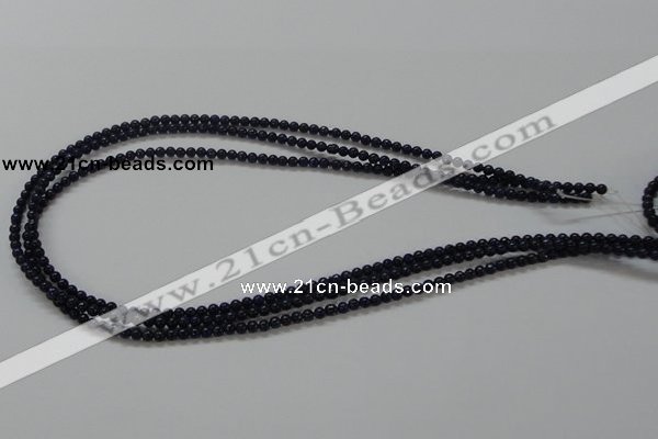 CNL201 15.5 inches 3mm round natural lapis lazuli beads wholesale