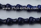 CNL631 15.5 inches 10*14mm vase-shaped natural lapis lazuli beads