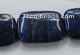 CNL672 15.5 inches 22*30mm rectangle natural lapis lazuli beads